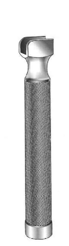 Small spare handle for laryngoscope, conventional