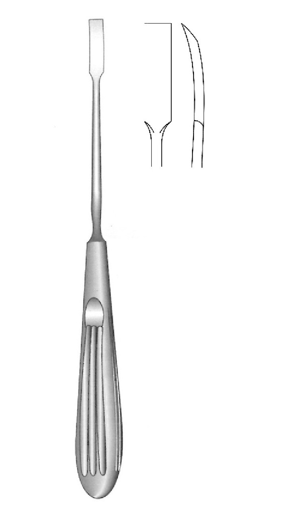 Lempert Periosteal Elevator, tip = 6 mm - length = 20.5 cm / 8"