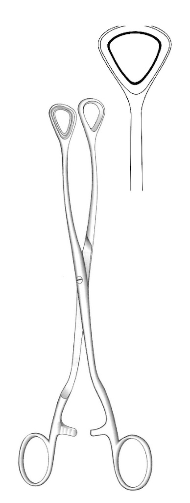 Leur hair clamping clamp