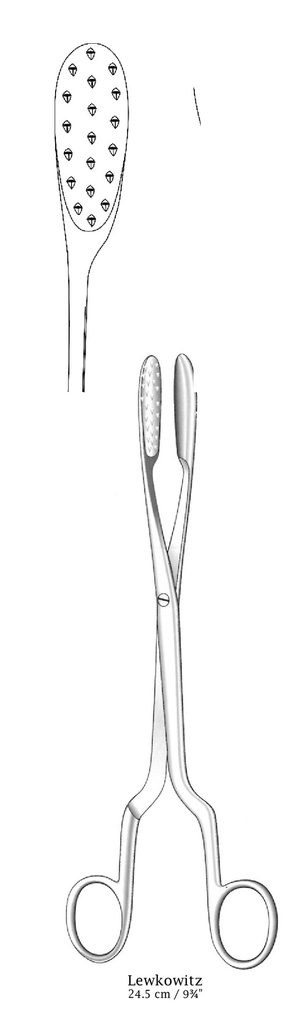 Pinza para óvulos placenta Lewkowitz