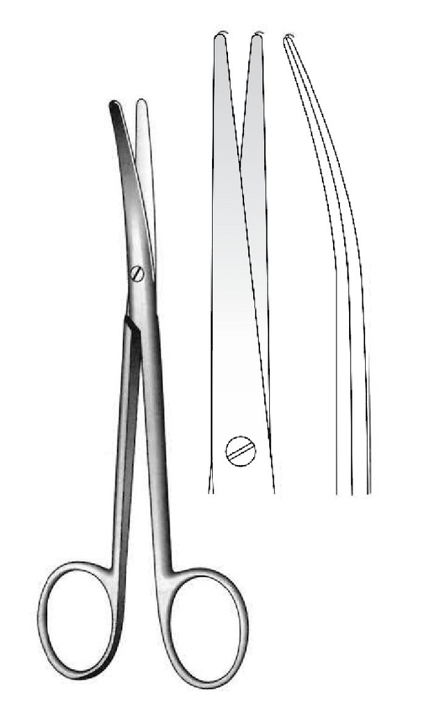 Lexer-Fine Dissecting Scissors, curved