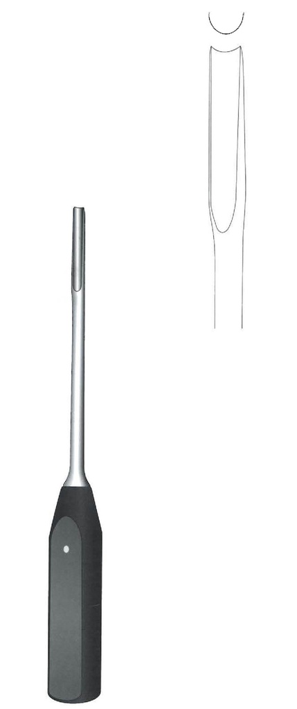 Gubia esponjosa Lexer con mango de ferrozell, figura 2