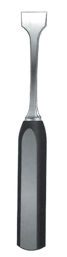 Osteótomo para hueso Lexer con mango de ferrozell, ancho = 25 mm, recta