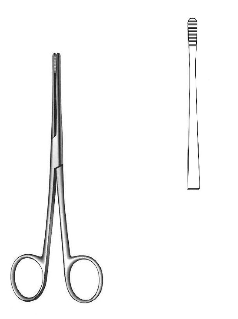 Pinza sinus Lister - longitud = 17.5 cm / 7"
