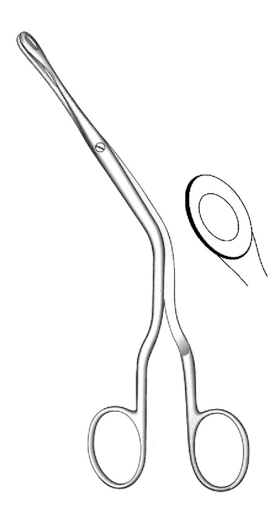 Pinza para pólipo y tabique Luc, figura 4