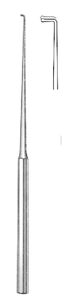 Gancho para el oído Lucae, punta = 4 mm