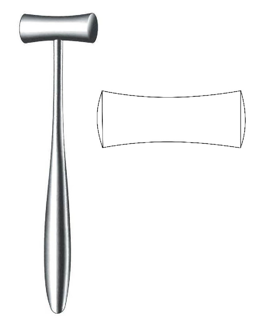 Lucae mallet, diameter = 19 mm