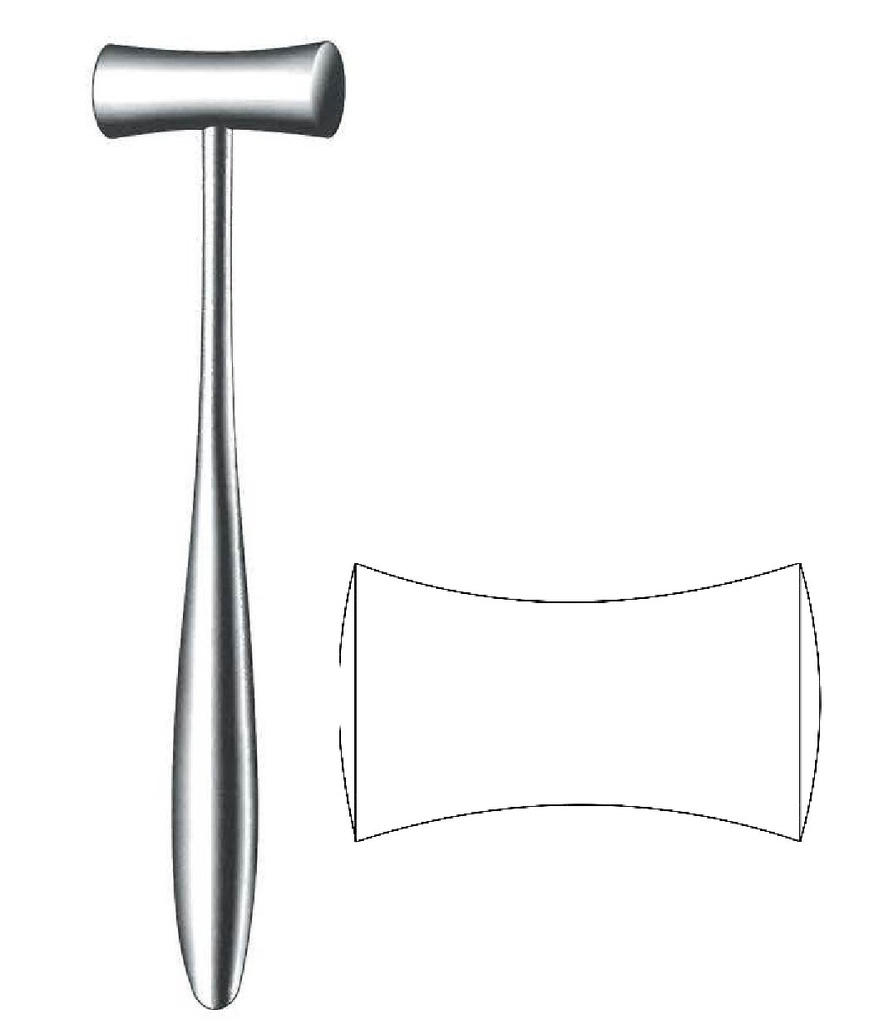 Lucae mallet, diameter = 25 mm