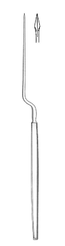 Lucae paracentesis needle - length = 18 cm / 7 "