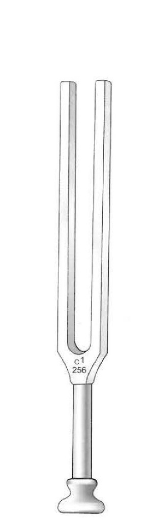 Diapasón Lucae, C1 = 256