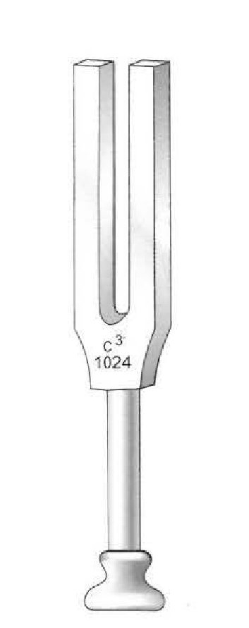 Diapasón Lucae, C3 = 1024