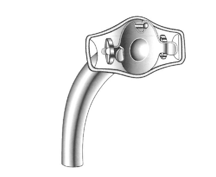 Tubo traqueal Luer, diámetro = 11 mm