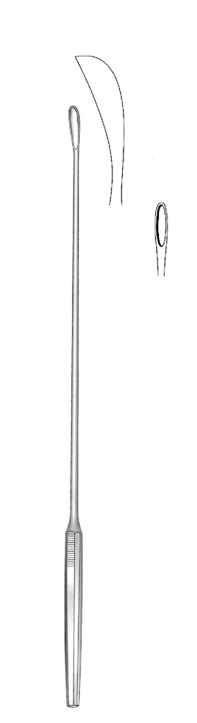 Cuchara para cálculos biliares Luer-Koerte, ancho = 2.5 mm