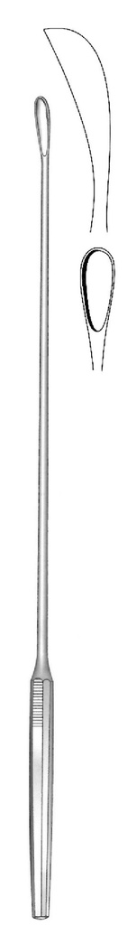 Cuchara para cálculos biliares Luer-Koerte, ancho = 5.5 mm