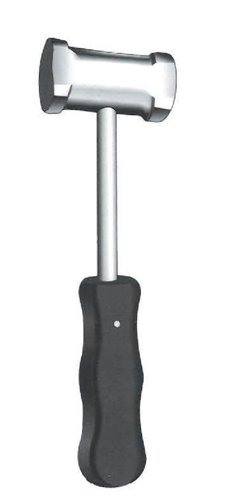 Mallet, head weight = 350 g, total weight = 550 g