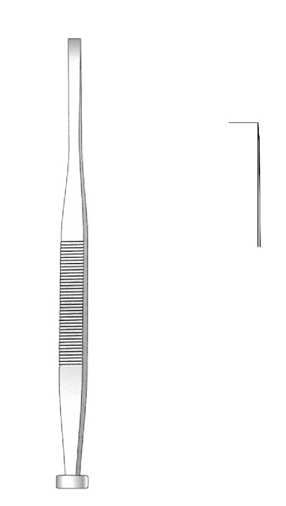 Osteótomo de Marchac, recto, punta = 6 mm
