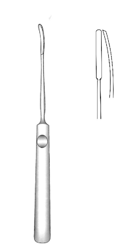 Elevator for periosteum marchac, tip = 2 mm