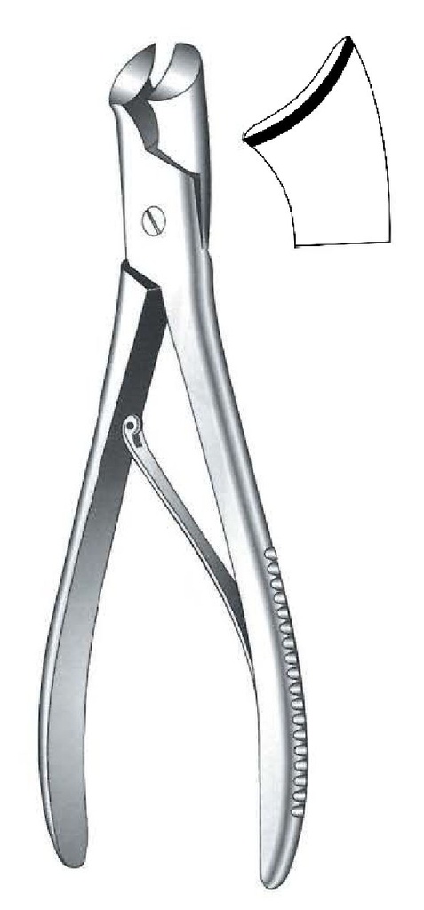 Pinza cortante de hueso Markwalder - longitud = 20 cm / 8"