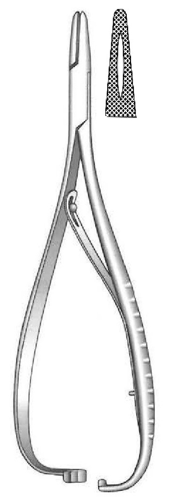 Porta agujas Mathieu - longitud = 14 cm / 5-1/2"