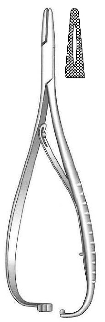 Porta agujas Mathieu - longitud = 17 cm / 6-3/4&quot;