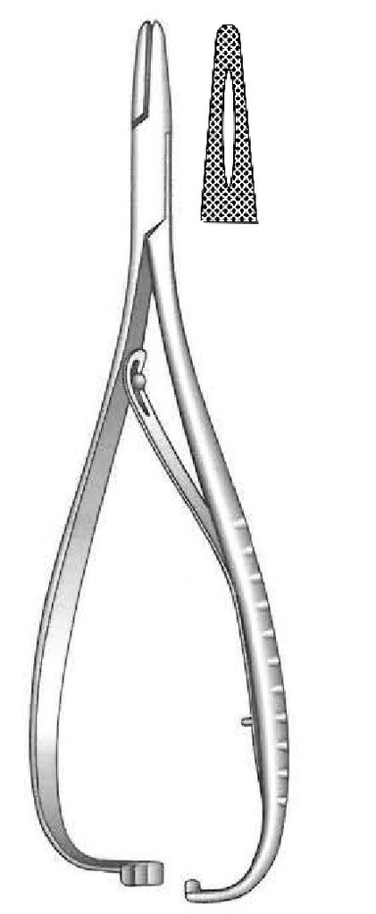 Porta agujas Mathieu - longitud = 20 cm / 8"