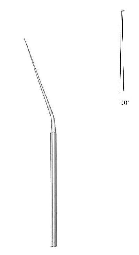 Micro needle McGee, down, tip = 0.3 mm