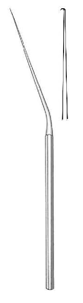 Micro aguja para el oído McGee para reposapiés, hacia arriba, punta = 1 mm