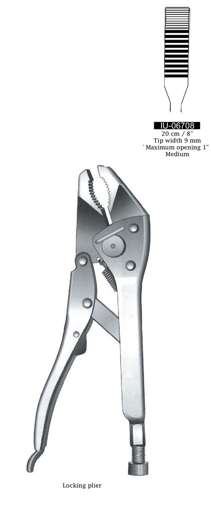 Medium pressure pliers