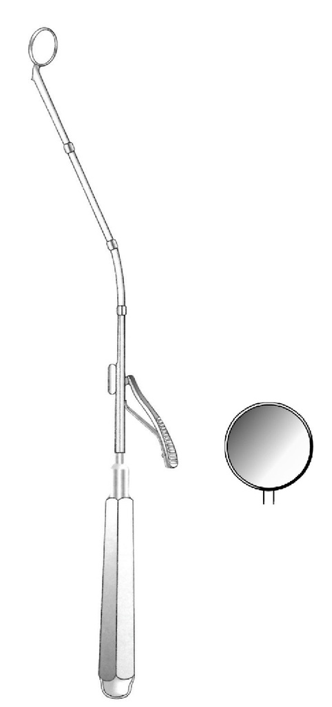 Michel laryngeal mirror, Figure 3