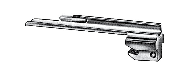 Espátula para laringoscopio Miller-Baby, convencional, figura 1