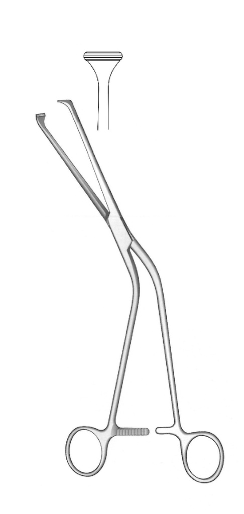 Pinza para agarre cápsula Millin - longitud = 24.5 cm / 9-3/4"