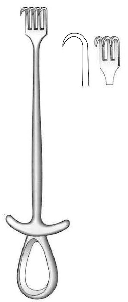 Murphy separator, sharp, 3 teeth
