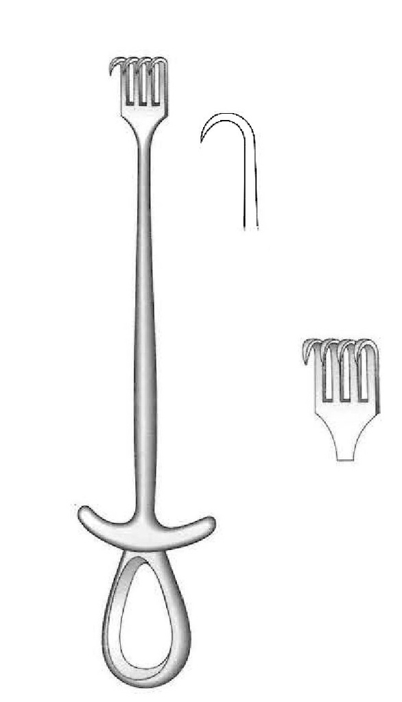 Separador Murphy, afilado, 4 dientes