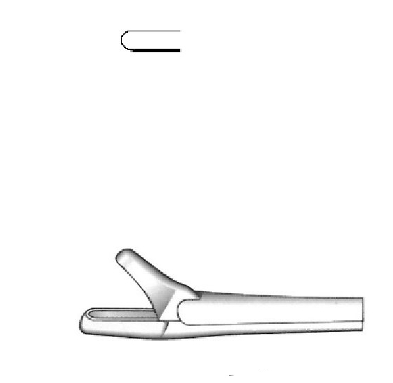 Myles nasal cutting clamp