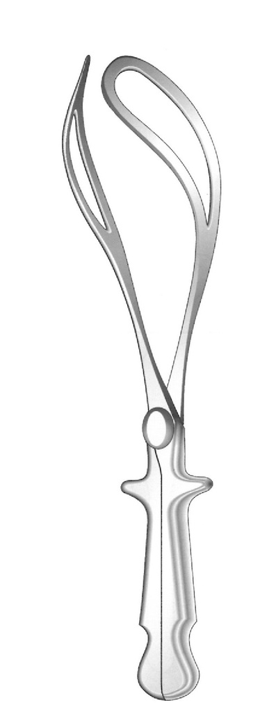 NaGele Obstetric clamp - Length = 40 cm / 16 "