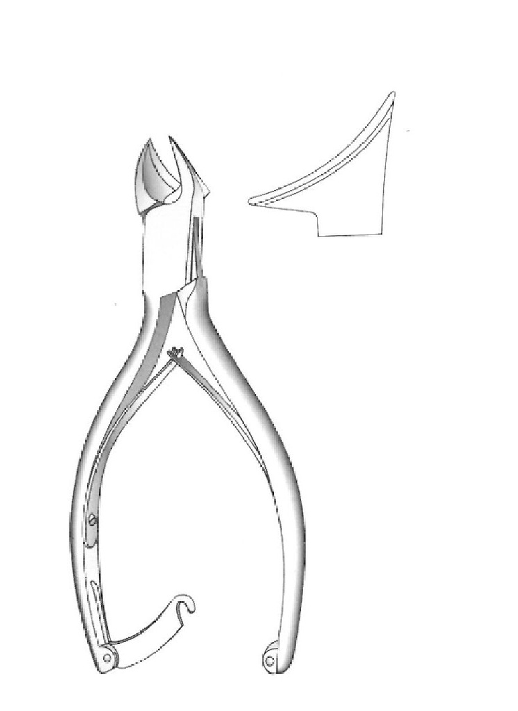 Still for nail cuticles with locking