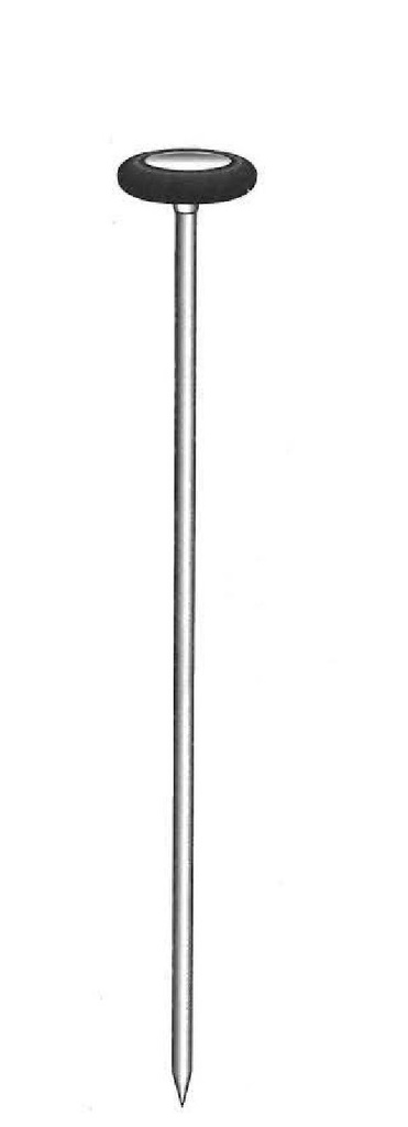 Hammer for reflexes of the National Hospital with rubber ring, diameter 60 mm