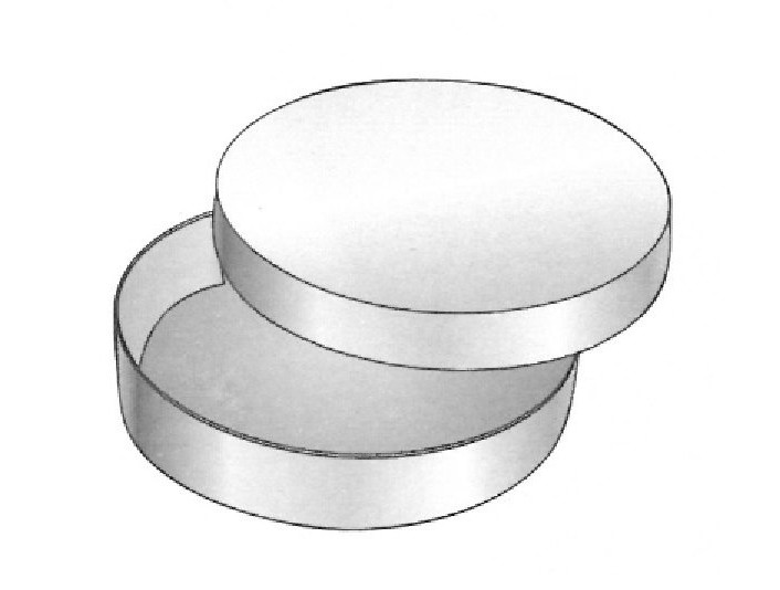 Needle sterilizer case, just lid - diameter x height = 100 x 16 mm