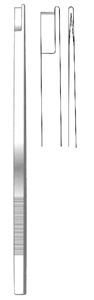 Osteótomo para huesos Neivert-Anderson, recta, hoja = 7 mm