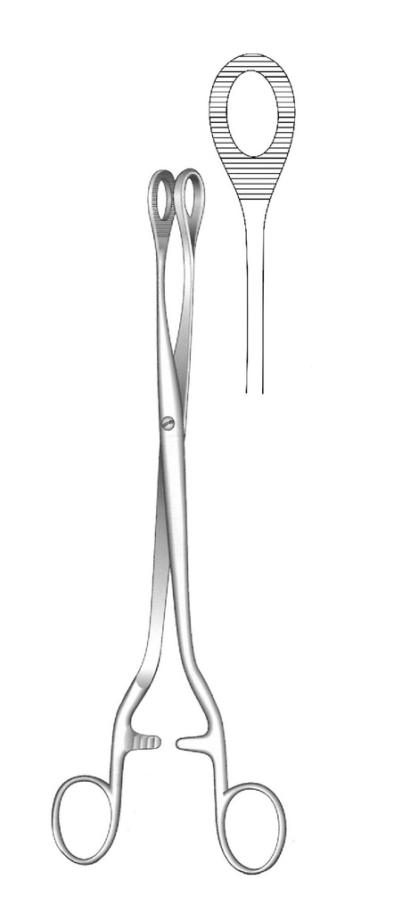 Uterine polyp clamp