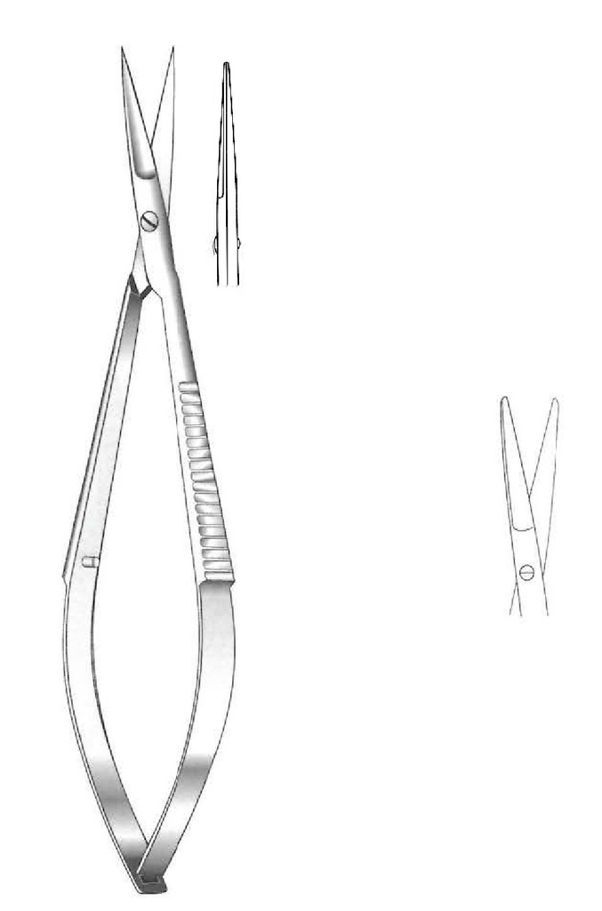 Scissors for Iris Noyes, angled, Figure 3