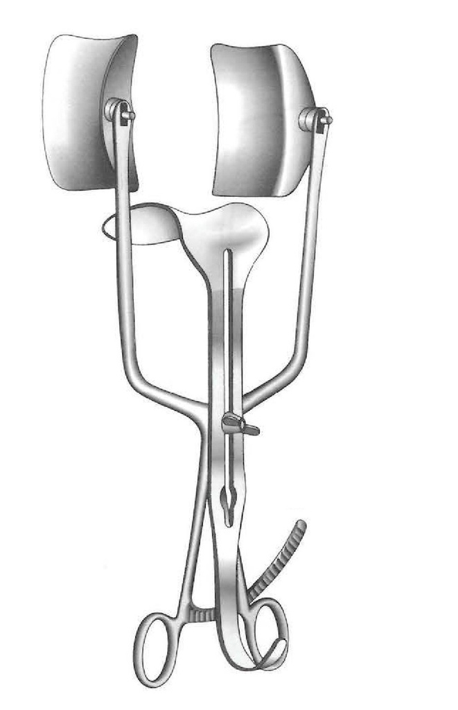 Retractor abdominal de Oettingen