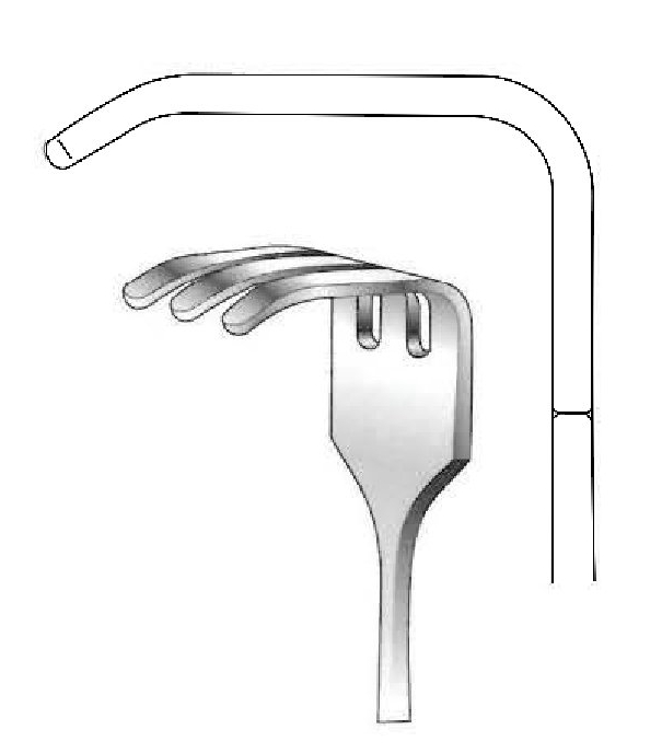 Ollier Retractor, blade = 36 x 30 mm