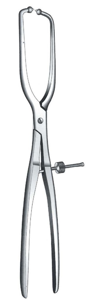 Pelvic replacement clamp, straight - length = 40 cm / 16 "