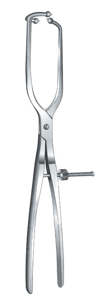 Pelvic replacement clamp, three pointed points
