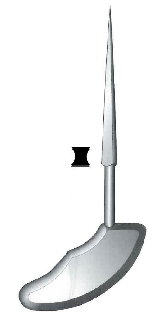 Escariador para hueso Perthes - longitud = 21 cm / 8-1/4"