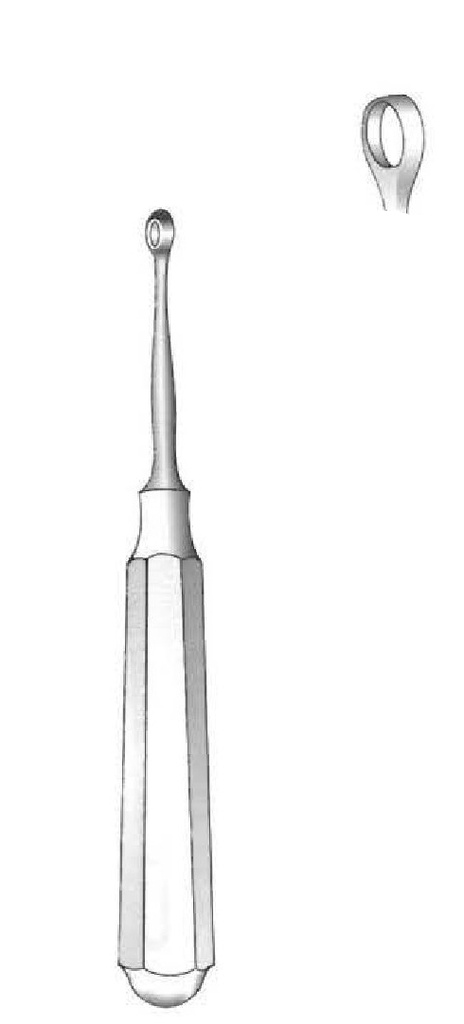 Cureta dérmica de Piffard, figura 1