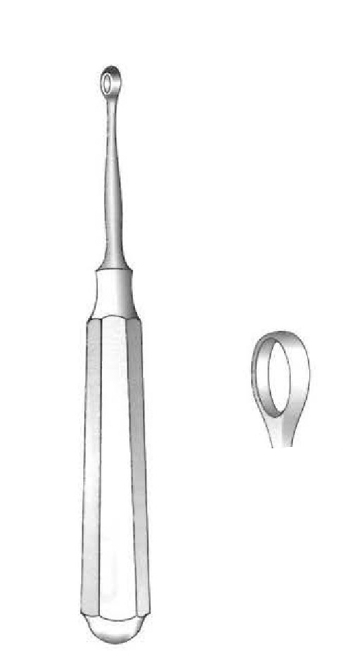 Cureta dérmica de Piffard, figura 3