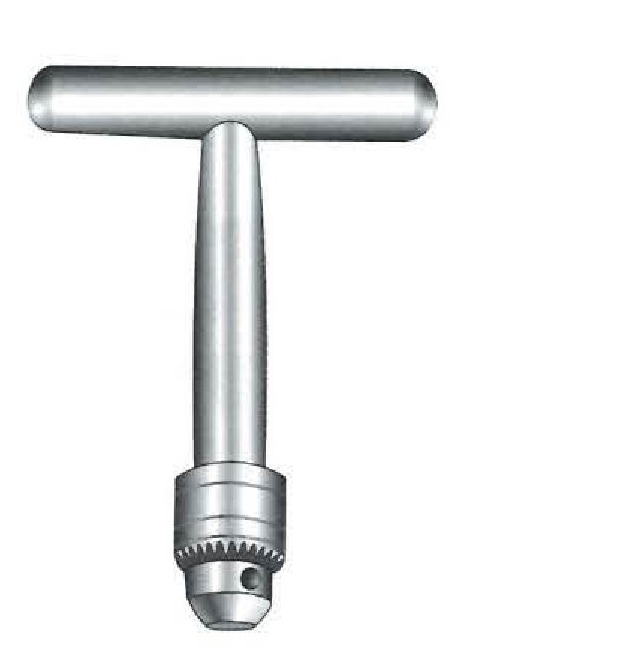 Taladro manual con portabrocas, 4.5 mm de diámetro