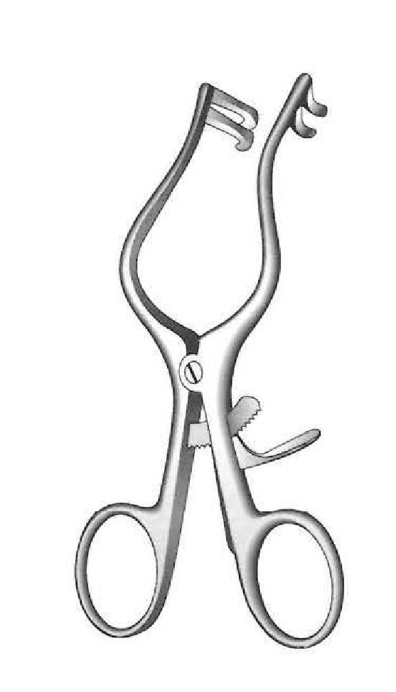 Retractor Plester, dientes = 2:2